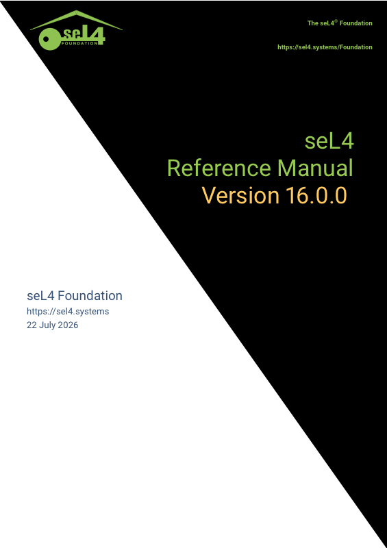 seL4 Reference Manual