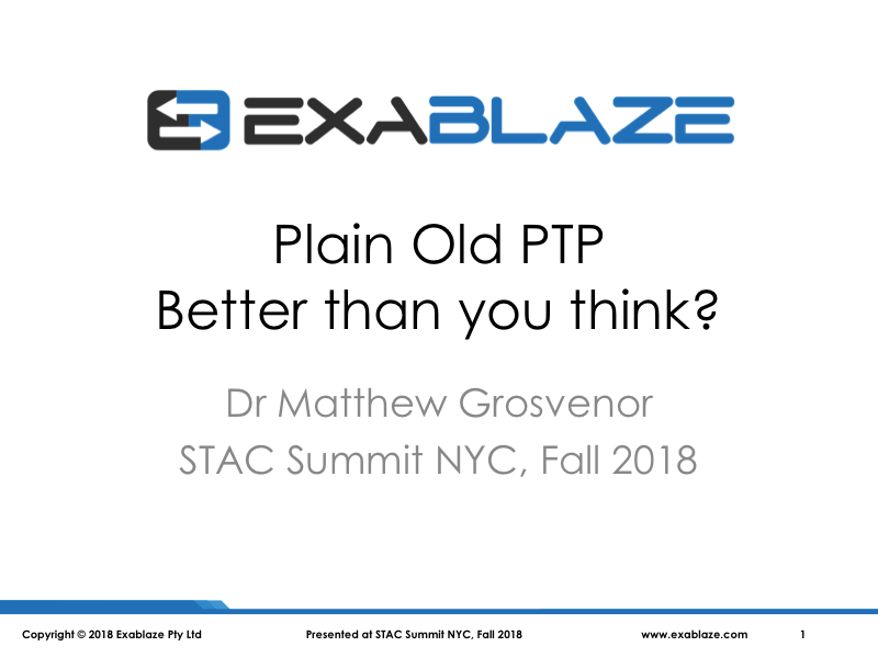 Plain Old PTP: Better Than You Think?